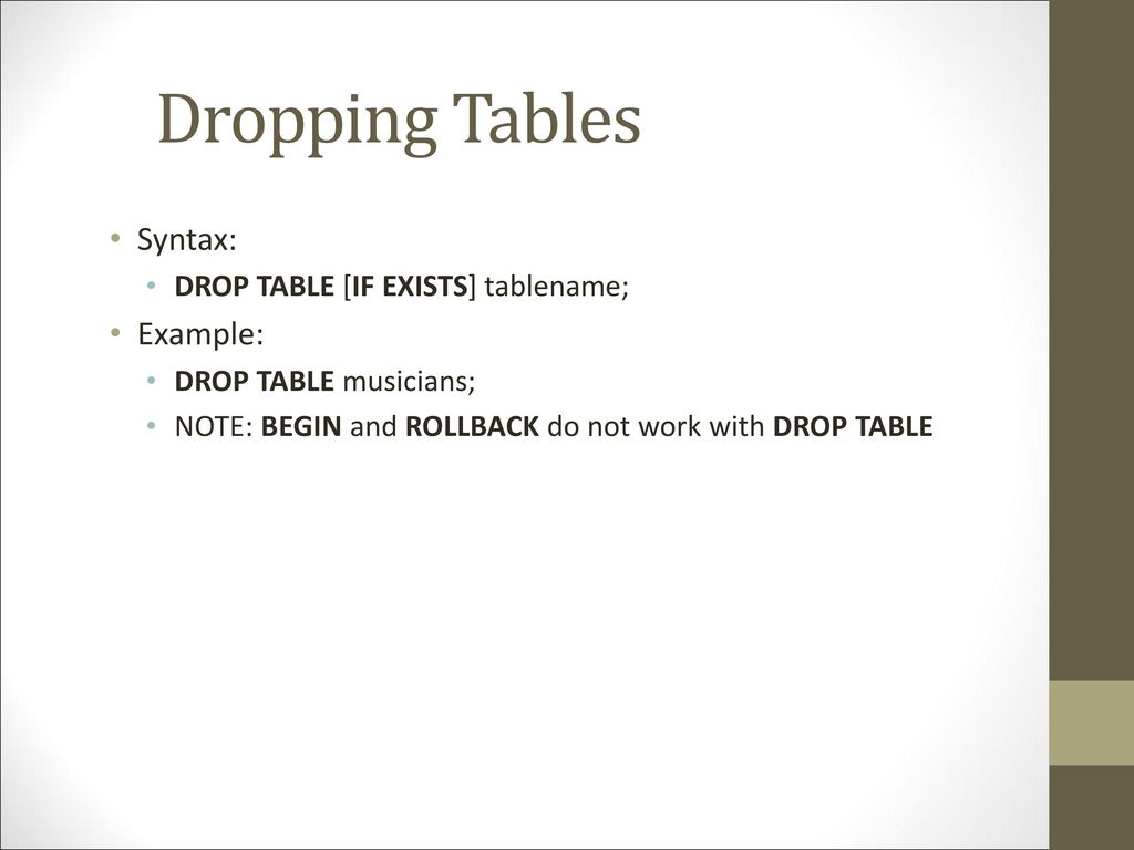 Using Relational Databases and SQL - ppt download
